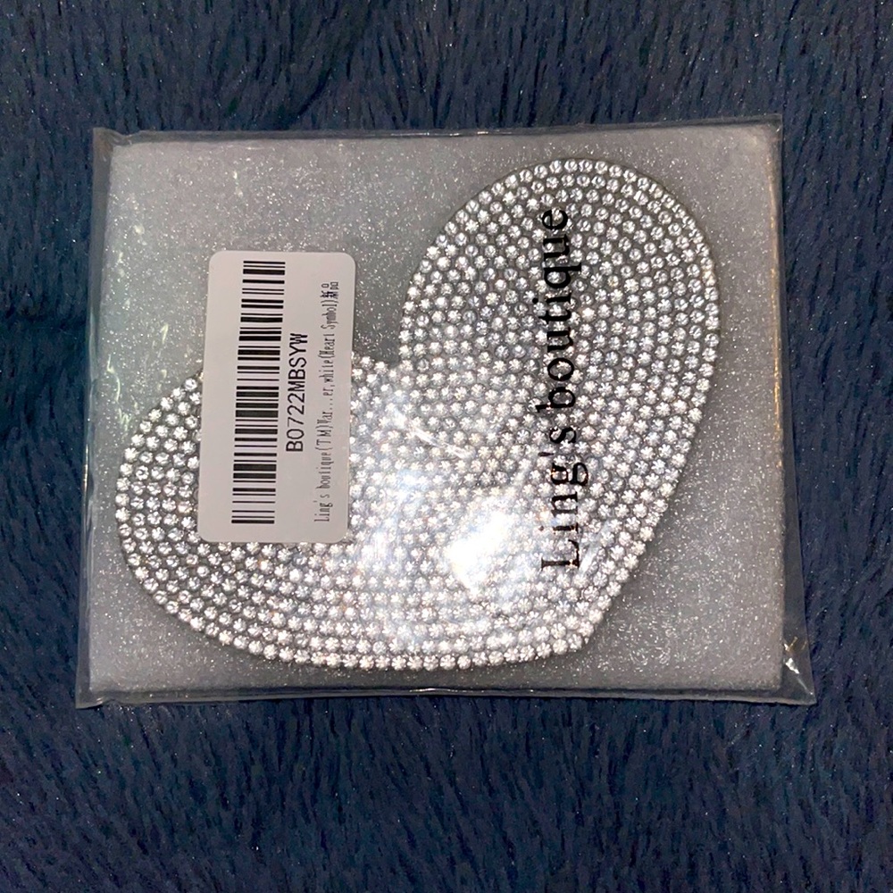 Rhinestones heart car emblem New